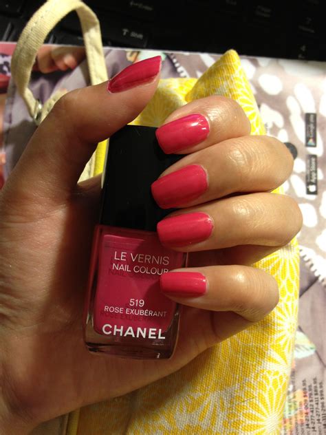 chanel rose.exurburant nail|Chanel Le Vernis in Rose Exuberant Review .